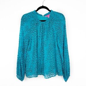 Lilly Pulitzer Caline silk top